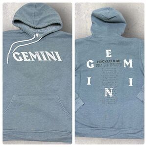 2017 Macklemore Gemini Tour Hoodie Size Large‎ Adult Blue